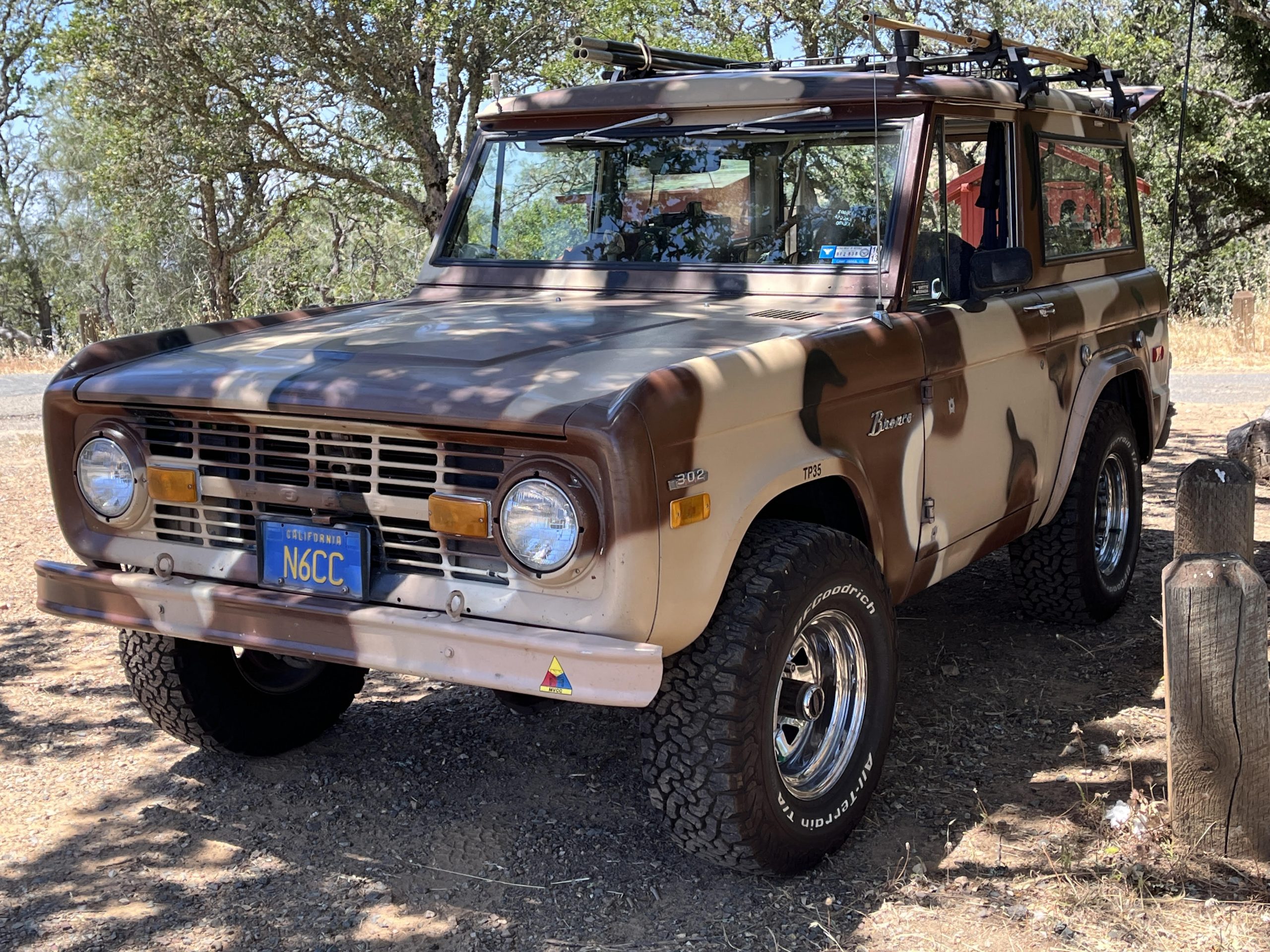 Camouflaged Bronco