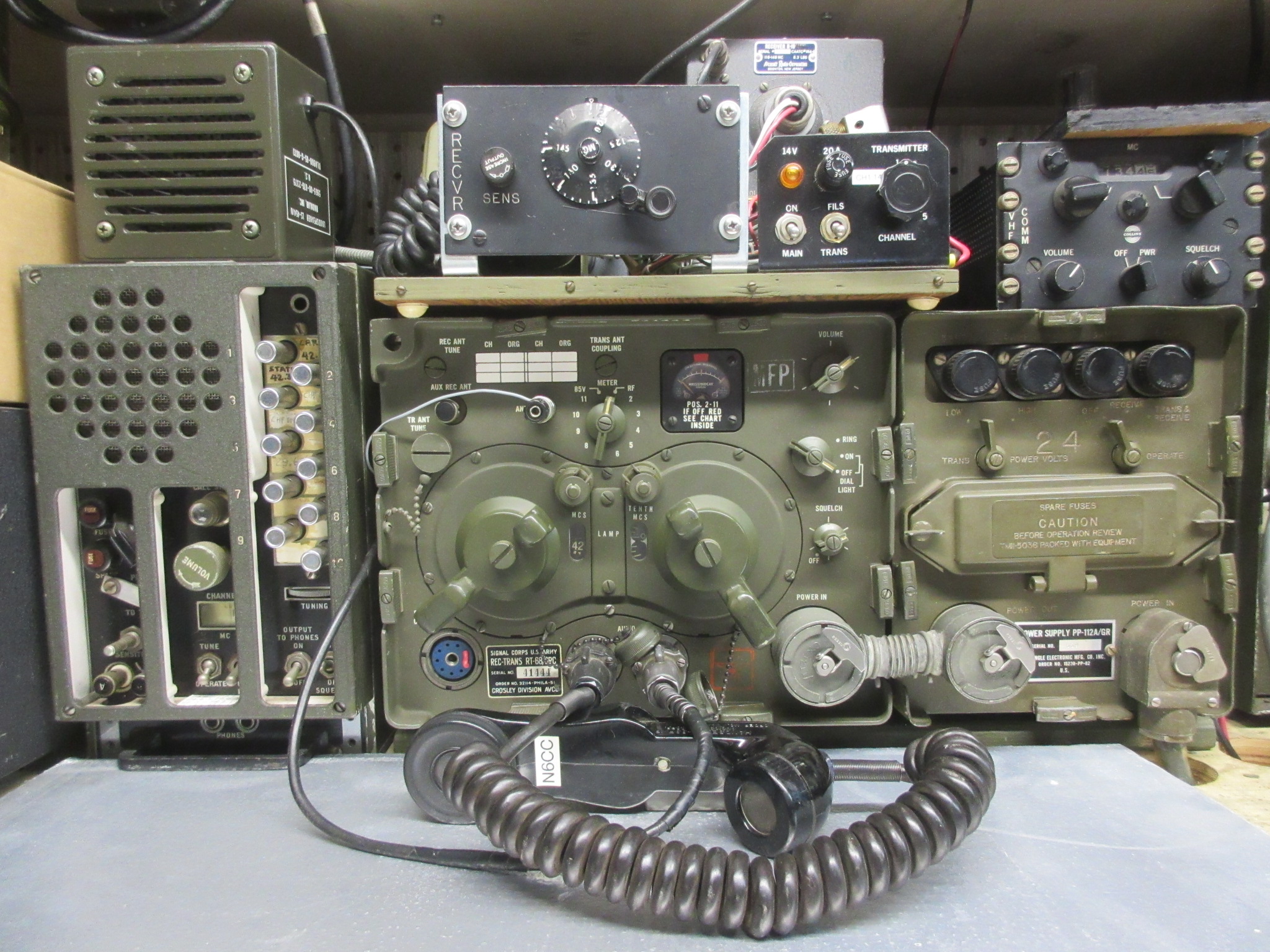 BC-638 with the VRC-10 VHF FM set