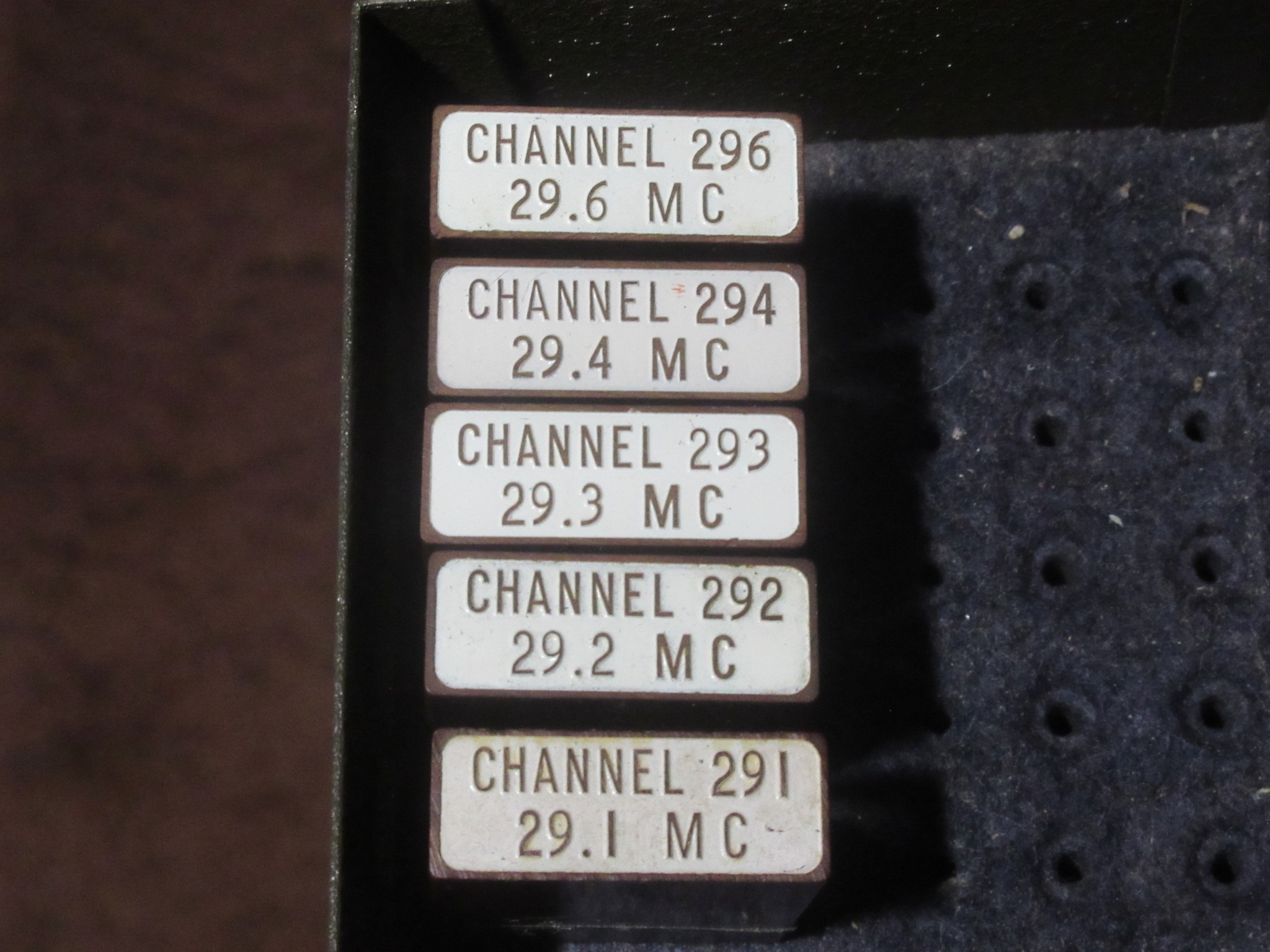 SCR-628 Transmitter crystals