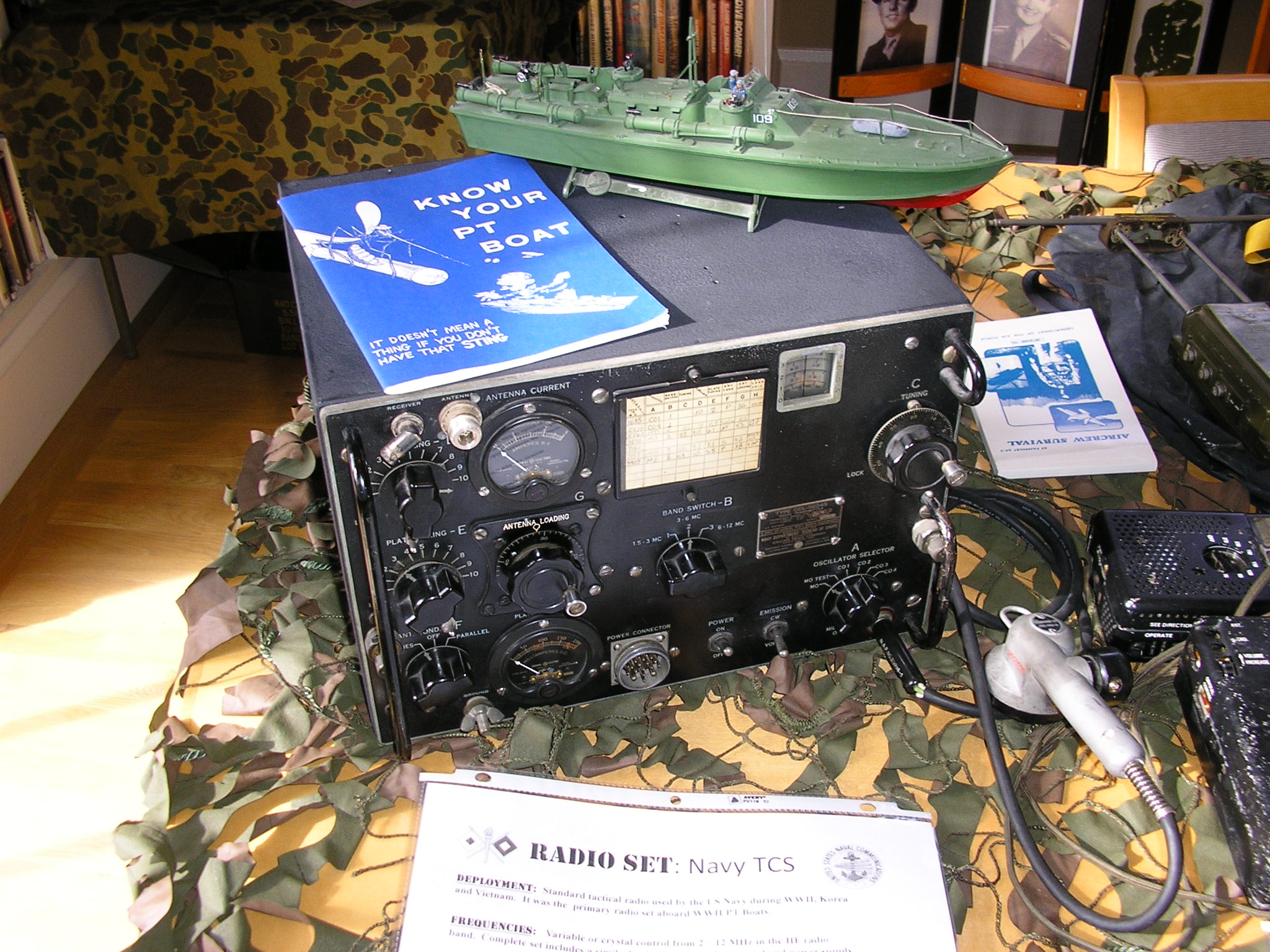 PT Boat Radio Transmitter - TCS
