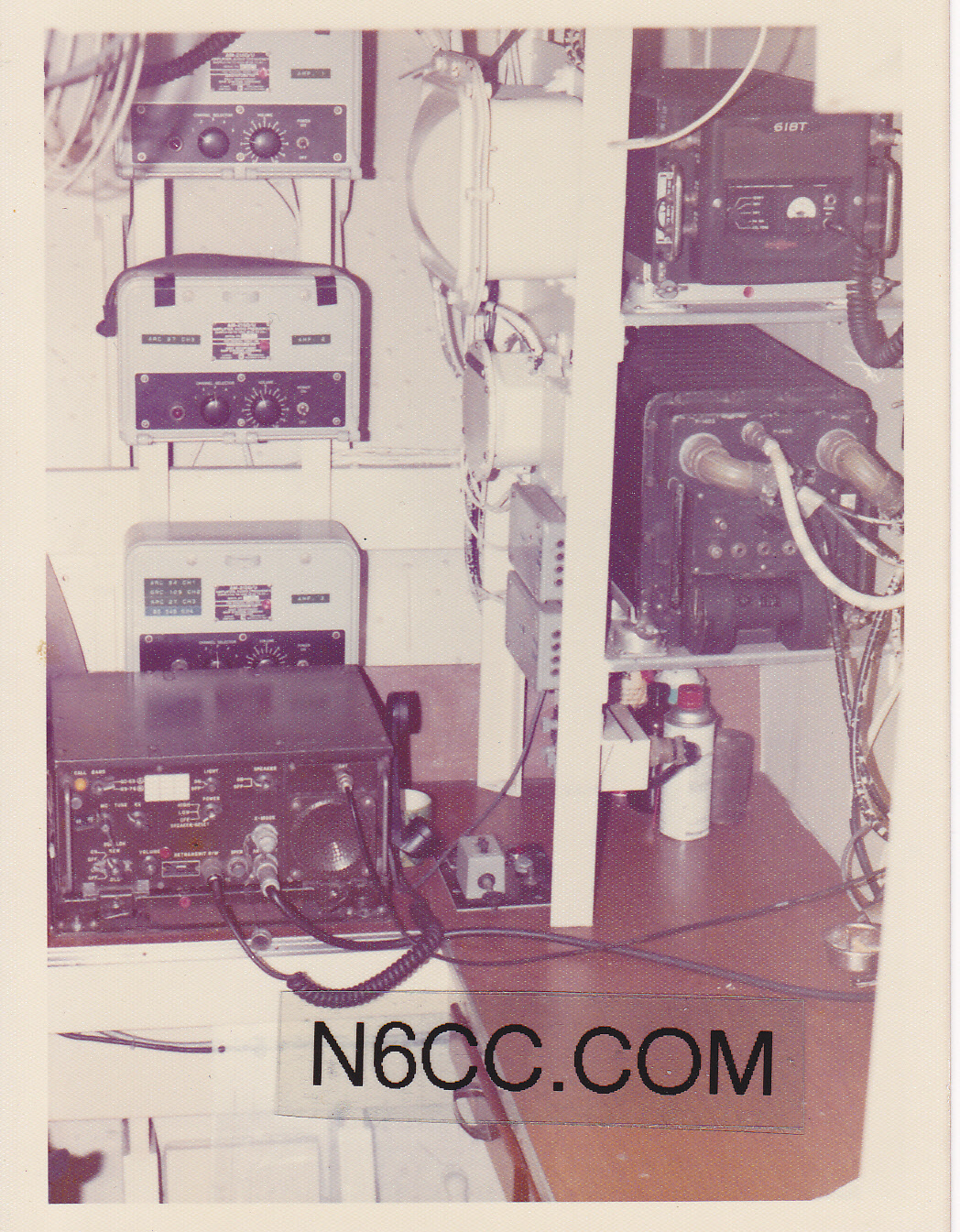 PTF-17 Radio Room equipment - GRC-109 not shown